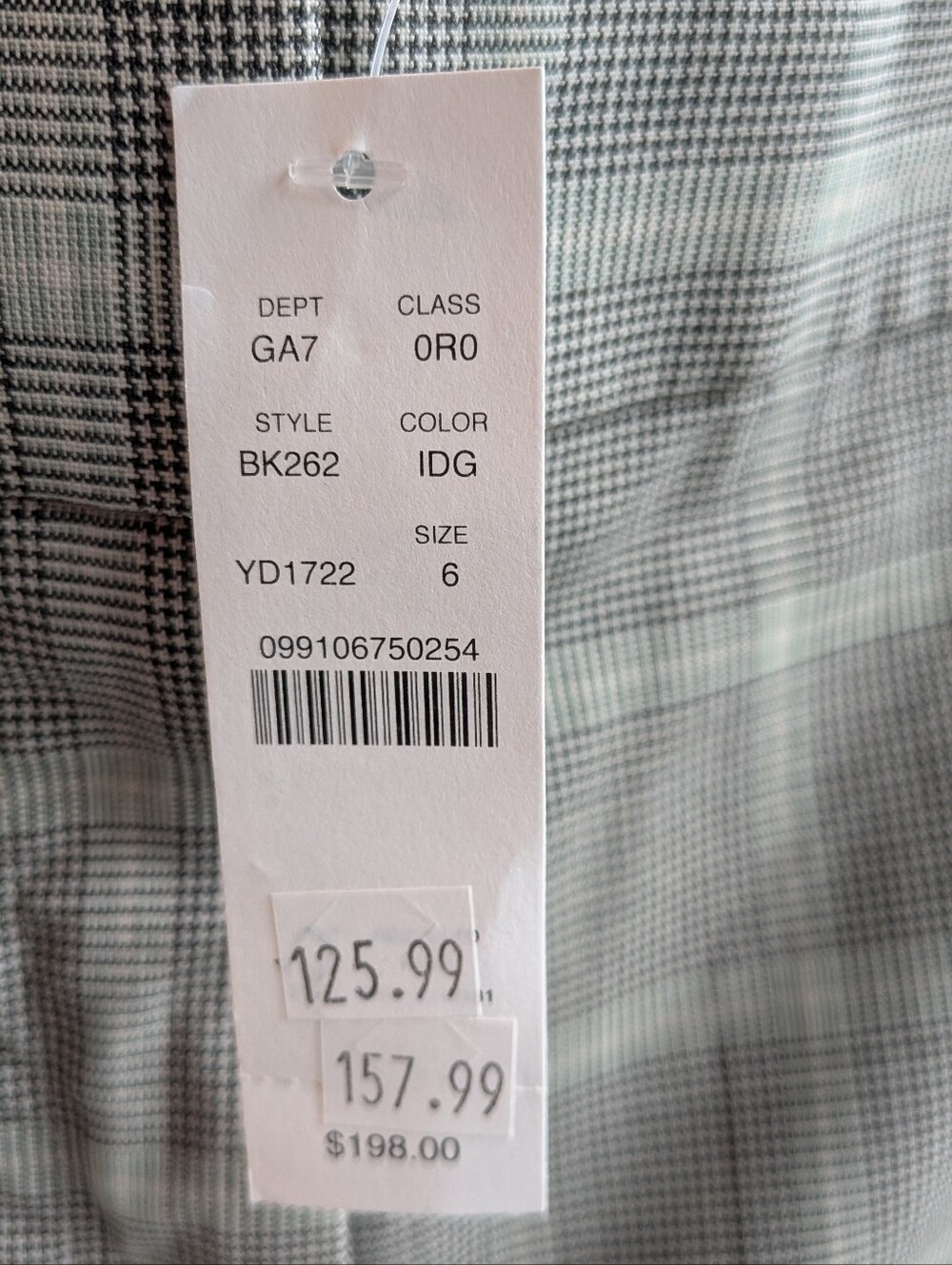 J.Crew NWT Kate Straight-Leg Pant in Plaid Wool Blend - Size 6 - Picture 5 of 12